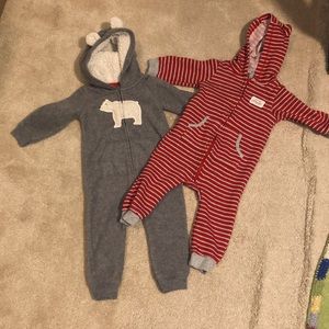 Carters Zip Coveralls